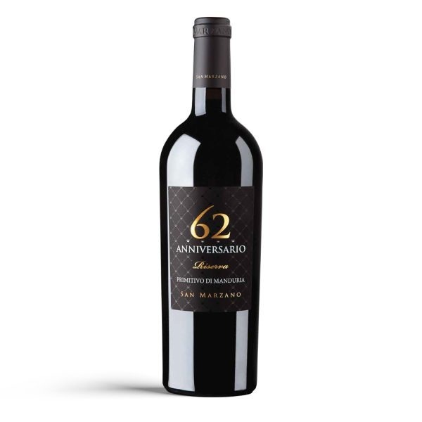 San Marzano Anniversario 62 Primitivo di Manduria Riserva 2019 - 75cl