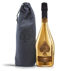 Champagne Armand de Brignac Brut Gold - 75cl Velvet Bag